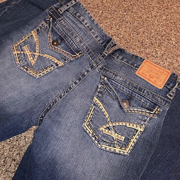Retro Amethyst Floral Pocket Jeans